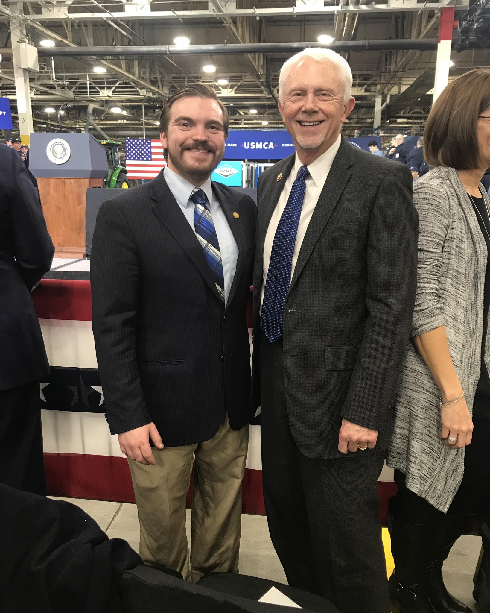 Beau LaFave with Congressman Jack Bergman