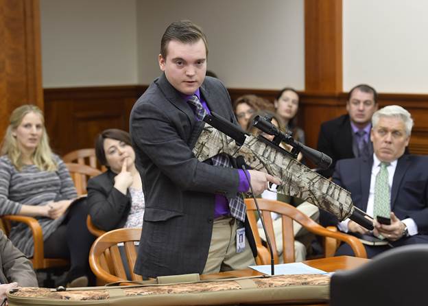 Beau LaFave chairing a legislative committee